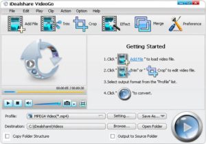 iDealshare VideoGo 7.1.1 Crack With Serial Key Download