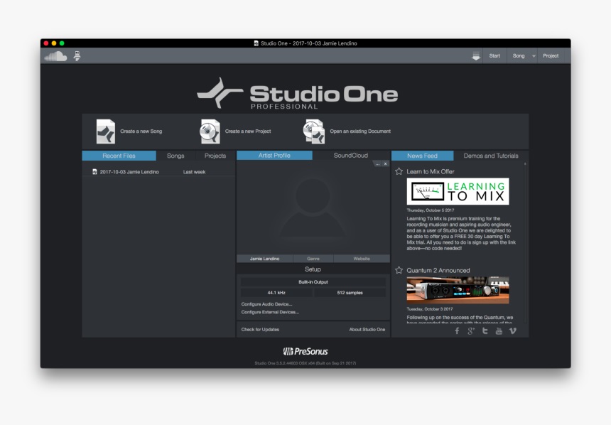 PreSonus Studio One Pro 5.5.2 Crack With Serial Key Free Download